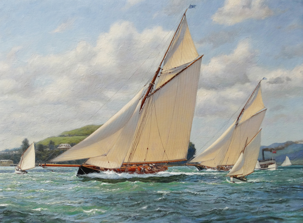 �Volunteer� and �Viking�. The Auckland Anniversary Regatta of January 29th, 1894.